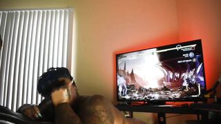 Ebony BBW gives Sloppy Head to Gamer SUBSCRIBE to OF//@lexisshawdybadd @shotsbyscout for Full Video