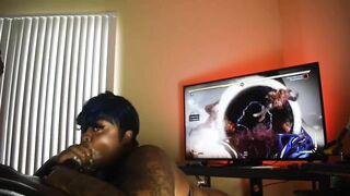 Ebony BBW gives Sloppy Head to Gamer SUBSCRIBE to OF//@lexisshawdybadd @shotsbyscout for Full Video