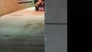 Hooker Sucking Dick In An Alley