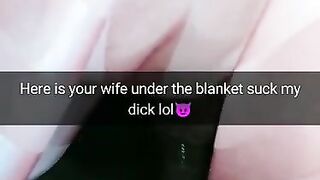 Your wife secretly suck my cock while you in another room!