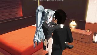 3D HENTAI Stepsister Invited a Classmate to have Sex