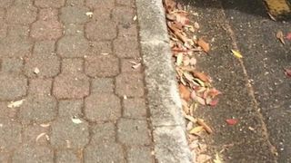 Girl from work walking in summer dress