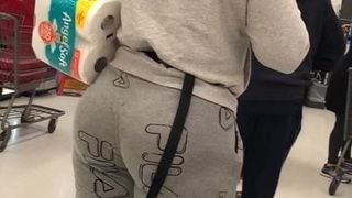 HATIAN BUBBLE BOOTY IN GRAY FILA SWEATS(TEASER)