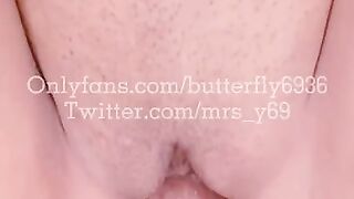 Close up Wet Pussy and Creampie (ท่าหมาแตกใน)