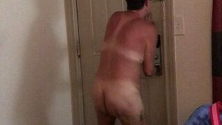 Dared wife to answer the door naked