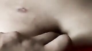 BBW aunty belly button poked