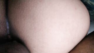 creampied my tight pussy by big fat balls cock boy cuckold