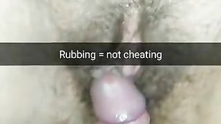 Its not cheating its  just a pussy rubbing! - Milky Mari