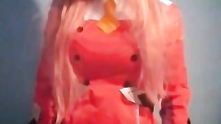 Zero Two undressing on cosplay - Shirotaku Kigurumi