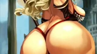 Wonderful ass in 3d animation (Culo maravilloso en animacio)