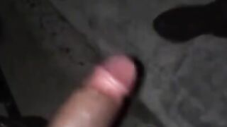 Random asian girl at house party sucks my cock in the backyard