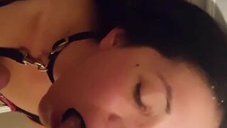 Online Whore with panties in her mouth