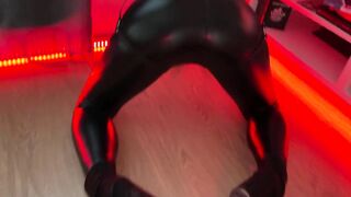 Want to rip my latex pants off and enter my ass