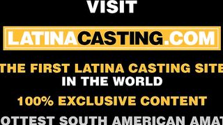 Fake Tits Latina, Real Big Cock Deepthroat Casting Tape