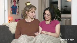 Lesbian Couple Play a Sexy Card Game