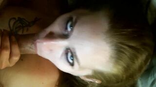 webslut Nicole lovs cum on her face