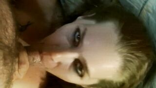 webslut Nicole lovs cum on her face