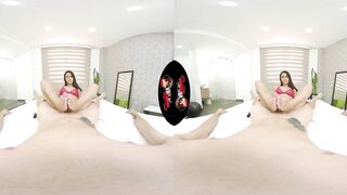 VRLatina - Pretty College Girl Pre Study Fuck - VR