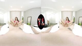 VRLatina - Pretty College Girl Pre Study Fuck - VR