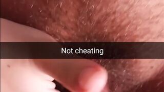 Not inside- not cheating!  - cuckold captions - Milky Mari