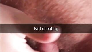 Not inside- not cheating!  - cuckold captions - Milky Mari