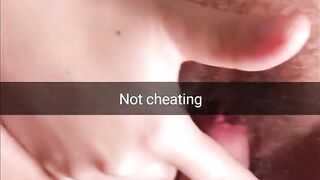 Not inside- not cheating!  - cuckold captions - Milky Mari