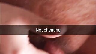 Not inside- not cheating!  - cuckold captions - Milky Mari