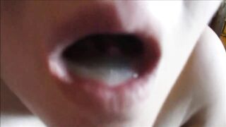 Hot Wife Sucking Friend’s Dicks & Swallowing Creamy Cum