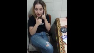 She Sucks her while she Talks to her Boyfriend on the Phone.