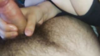 Blowjob Ended with a Full Mouth of a Russian Girl