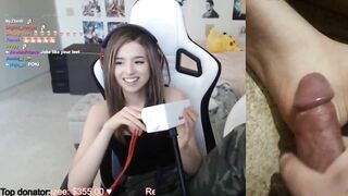 POKIMANE jerking off 2 - ft.feet