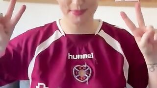 TikTok blonde sucks 2 cocks before the football