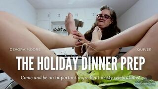 Making My Big Holiday Dinner: FemDom Vore Handjob Cumshot TEASER