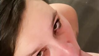 Smoking While Sucking Thick Cock For Big Cum Facial! (Smoking Fetish Vape)