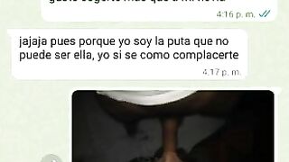 Mensajes de Whatsapp engaño a mi Novia en una Fiesta