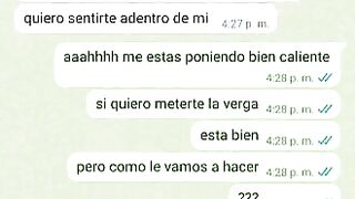 Mensajes de Whatsapp engaño a mi Novia en una Fiesta