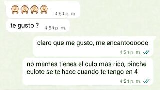 Mensajes de Whatsapp engaño a mi Novia en una Fiesta