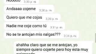 Mensajes de Whatsapp engaño a mi Novia en una Fiesta