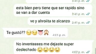 Mensajes de Whatsapp engaño a mi Novia en una Fiesta