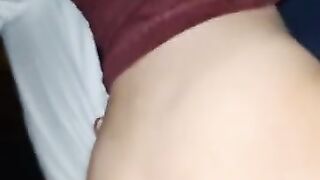 Tight Asian roommate backshots wet pussy Korean fat cock