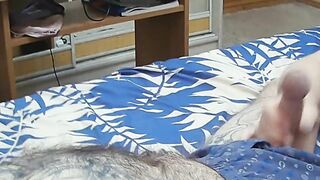 stepmom jerks off my cock and enjoys cum