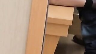 Dressing room fuck tight small Korean Girlfriend trying not to get caught risky public