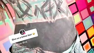 Anuskatzz little TATTOO TOUR - More on my TIKTOK = Same name - Model ink inked tattoos piercings