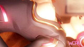 [ WOPA ] - Fucking innocent D.VA's small pussy - (3D HD)