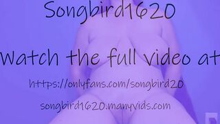 Sexy Chubby BBW Songbird Gets Edged and Denied and has Multiple Ruined Orgasms!