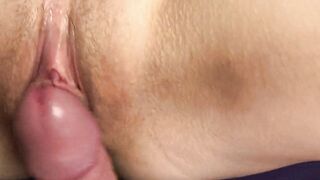 Big Cock Fucks Wet Tight Pussy. Mom Whips CUM-Cream Masturbating Her Clit. Creamy Pyssy Orgasm. Close UP.