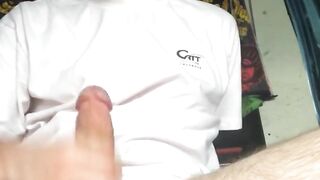 Jerking Off and Shooting a Hot Cumshot in the Back of my Work Van - Anguish Gush