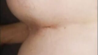 Tinder cumslut gets used and orgasms on my cock I cum on her ass and in her pussy with multiple cum