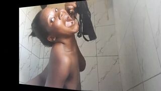 Slut Ebony Twerking and Peeing in a Bra (trailer)