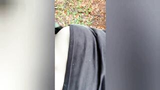 Teasing and fucking doggy style while bent over hood of hubby's Jeep